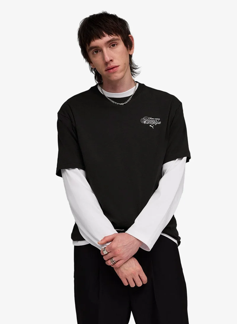 PUMA Graphic Slogan Relaxed T-Shirt